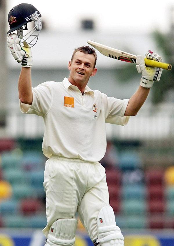 Gilly, as he is nicknamed, hit the fourth fastest century in Test cricket (100 in 57 balls). Pic/ AFP