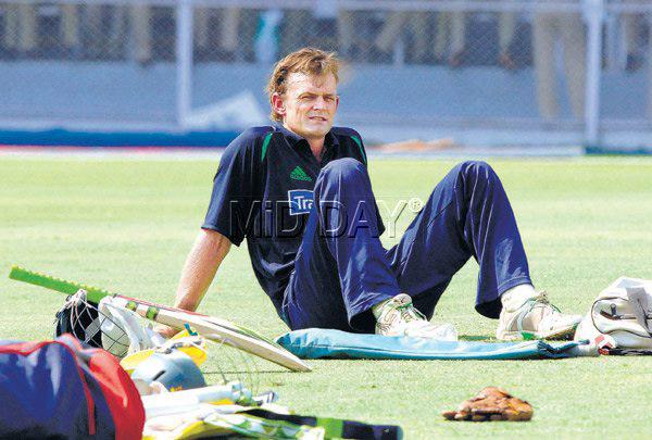 Adam Gilchrist is the only player to score at least 50 runs in successive World Cup finals. He did so thrice   1999, 2003 and 2007. Pic/ Suresh KK