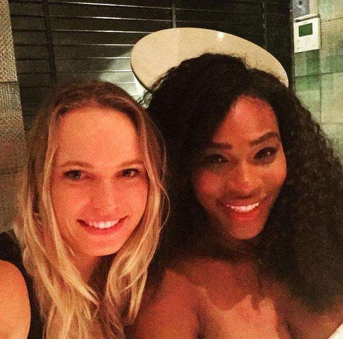 Serena Williams is close friends with another tennis star Caroline Wozniacki