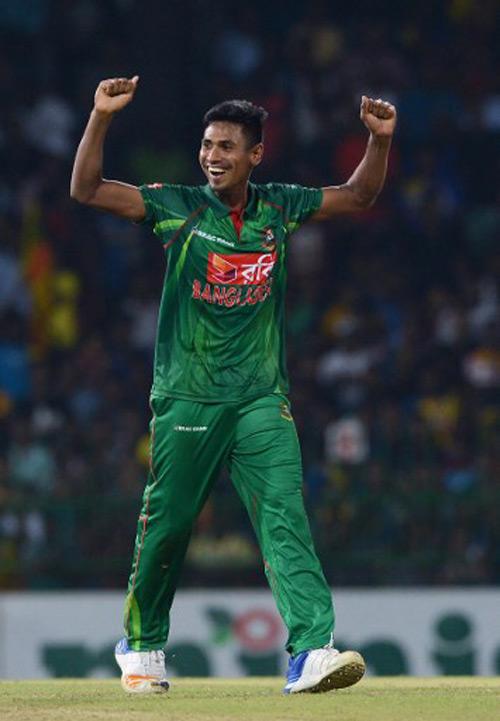 Mustafizur Rahman: Team - Bangladesh. ODIs - 18. Wickets - 43. Best bowling - 6/43. Average - 16.00. Econ rate - 4.62