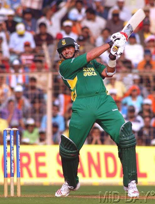 Jacques Kallis: Strike Rate - 113. Runs - 113*. Balls - 100. Fours - 5. Sixes - 5. vs  Sri Lanka in 1998. (Pic/ Suresh K.K.)