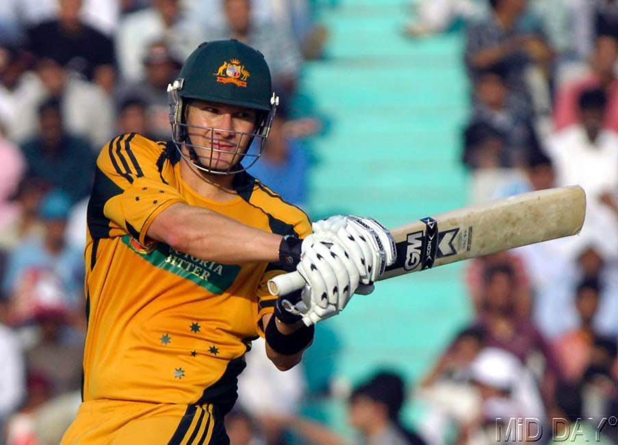 Shane Watson: Strike Rate - 103.33. Runs - 136*. Balls - 132. Fours - 10. Sixes - 7. vs England in 2009. (Pic Suresh K.K.)