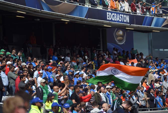 Indian cricket fans were high on energy during the entire match