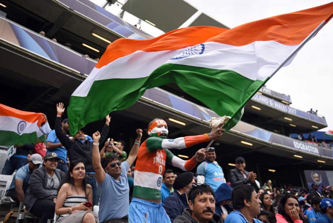 Sudhir cheers on for his nation like only he can do