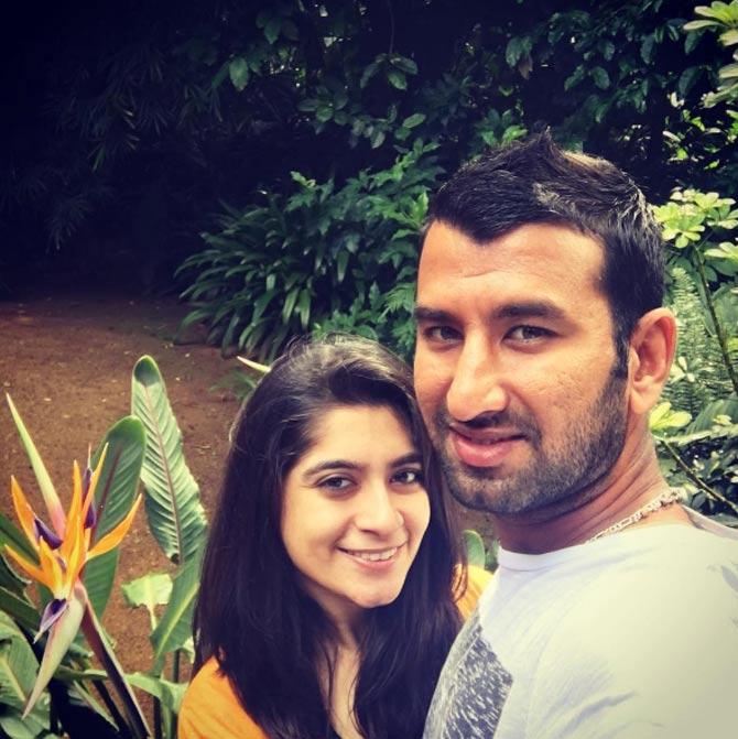 Puja Pabari is an ardent follower of cricket, and is often seen cheering for her husband Cheteshwar Pujara in the stands during matches