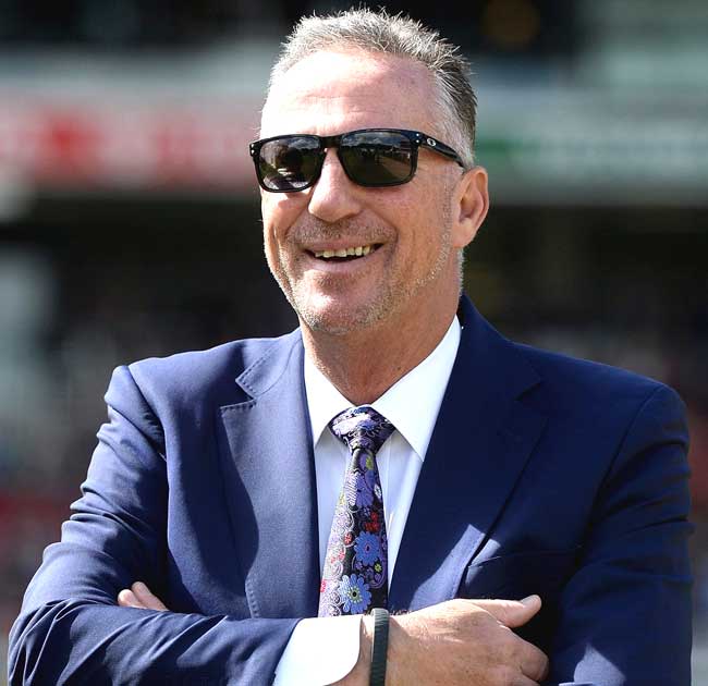 Former England cricketer Ian Botham is called Beefy due to his frame