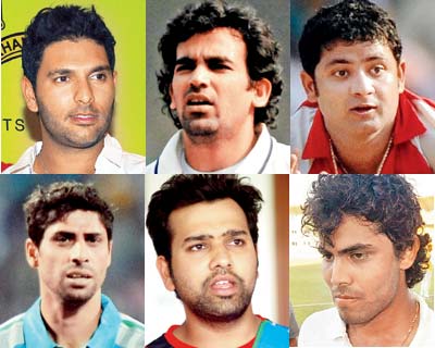 Indian cricketers - July 2010: India cricketers Yuvraj Singh, Zaheer Khan, Piyush Chawla, Ravindra Jadeja, Rohit Sharma and Ashish Nehra were served show-cause notices by the BCCI following reports of a bar brawl in St Lucia after India's exit from the World Twenty20 in the West Indies. In a statement later to BCCI, Jadeja said: I had gone to the restaurant (pub) for dinner along with other Indian team members. Some guests, which I presume were of Indian origin from the USA, had also come there and started abusing us.' Though Nehra later denied the incident, team manager Ranjib Biswal admitted there was an argument because the boys, who went there (to the pub) for dinner, were harassed by some Indian fans