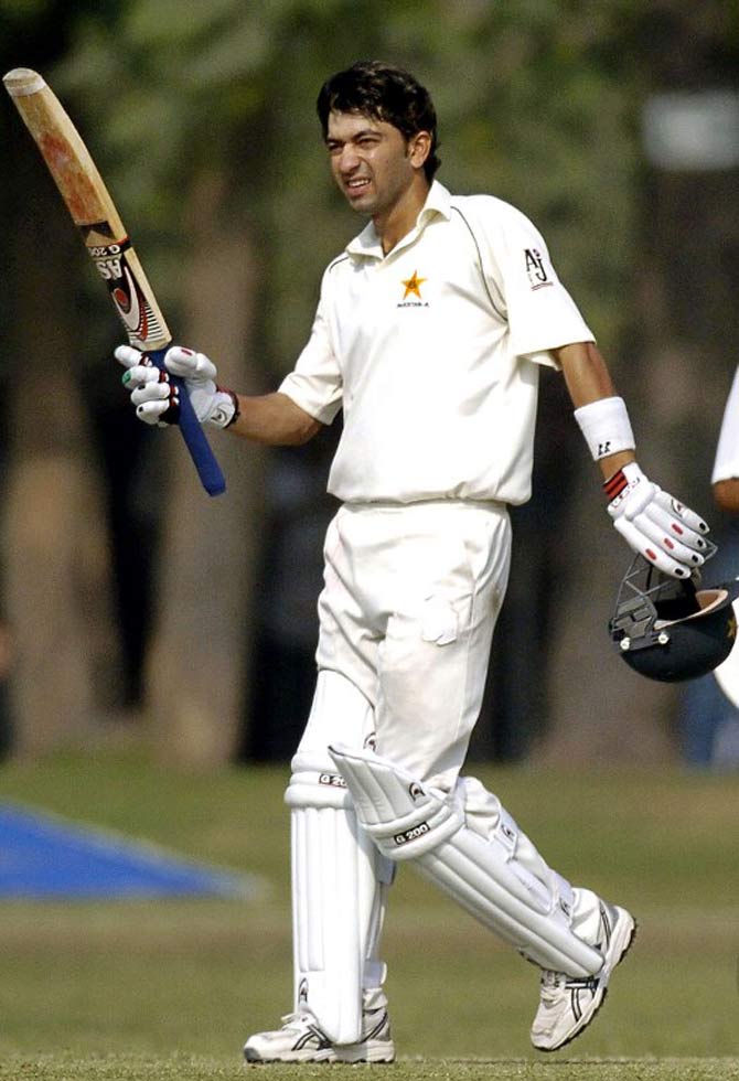 Hasan Raza - 14 years, 227 days- Team: Pakistan. Test debut: 24 Oct 1996 vs Zimbabwe. Tests played: 7. Runs: 235. (Pic/ AFP)
