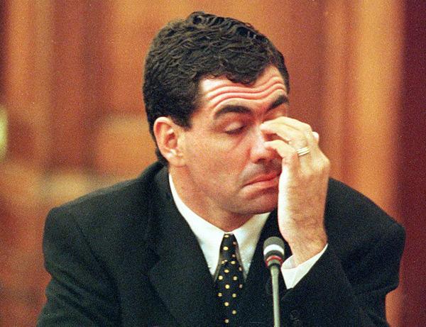 Hansie Cronje: Even ten years after the former South African captainu2019s death, itu2019s hard to believe Cronje could have been involved in match-fixing. However, his image went from clean to sullen in a matter of days, during which he admitted to fixing games. Pic/ AFP