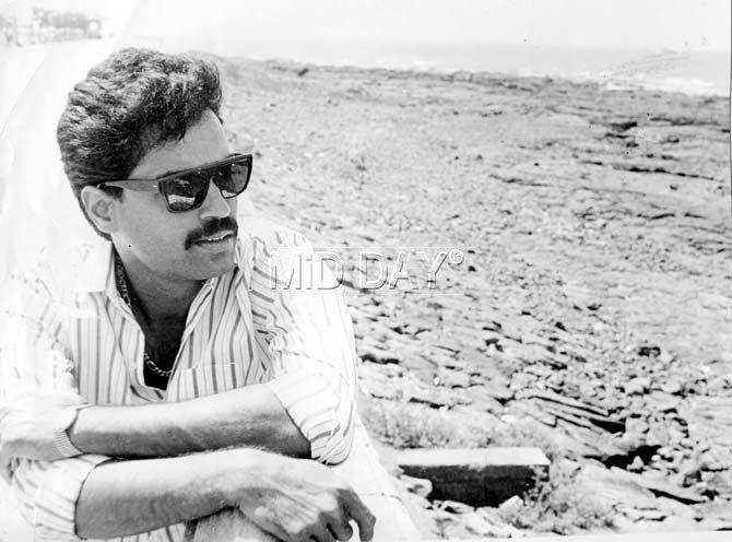 In picture: Dilip Vengsarkar at the construction site of his cricket academy in Mumbai