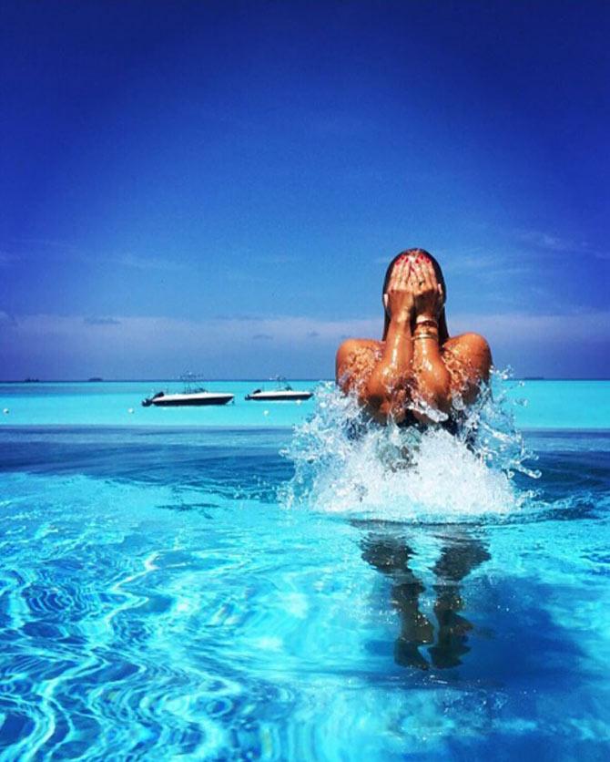 Dominika Cibulkova is a total beach junkie...