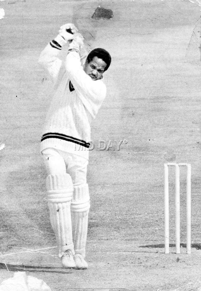 Sir Garfield Sobers (West Indies): Garry Sobers became the first West Indian player to score a triple century in Tests. He also went on to break Don Bradman's score to set his own record for the highest Test score posting 365 runs in the match against Pakistan on 26 Feb 1958. (Pic/ Midday archives)