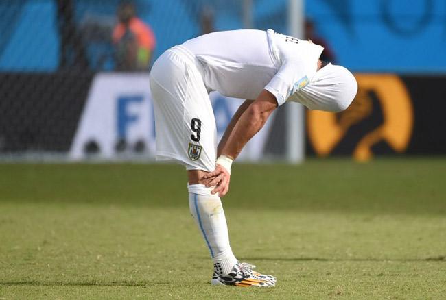 Uruguay's forward Luis Suarez