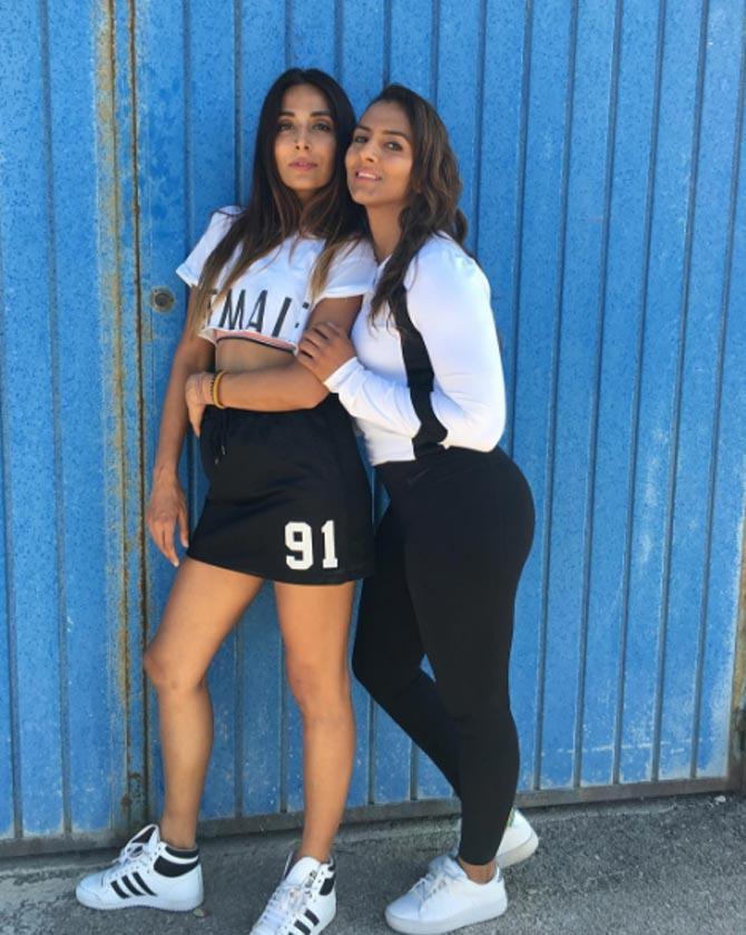Geeta Phogat and singer Monica Dogra rock the black and white look