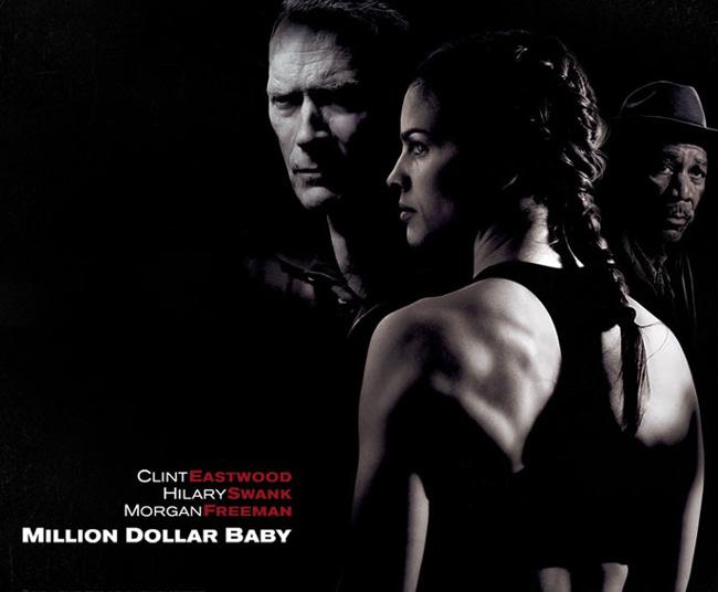 u2018Million Dollar Babyu2019 is a film directed, co-produced, and scored by Clint Eastwood and starring Eastwood, Hilary Swank, and Morgan Freeman. This film is about a boxing trainer who is not appreciated, the mistakes that haunt him from his past and his quest for atonement by helping an underdog amateur boxer achieve her dream of becoming a professional.