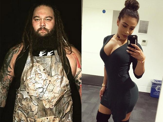 Bray Wyatt: The WWE superstar had found himself in a sexual controversy, when his wife Samantha Rotunda accused him of having an illicit affair with ring announcer Jojo Offerman. Wyatt apparently also filed a counter-petition for his wife to keep mum. Wyatt and Samantha were married in 2012 and were divorced in 2017. Bray Wyatt and Jojo began dating and kept their affair a secret one. Bray Wyatt and Jojo welcomed their son Knash in May 2019 and daughter Hyrie in May 2020. (Pics/ Wyatt, Jojo's Instagram account)