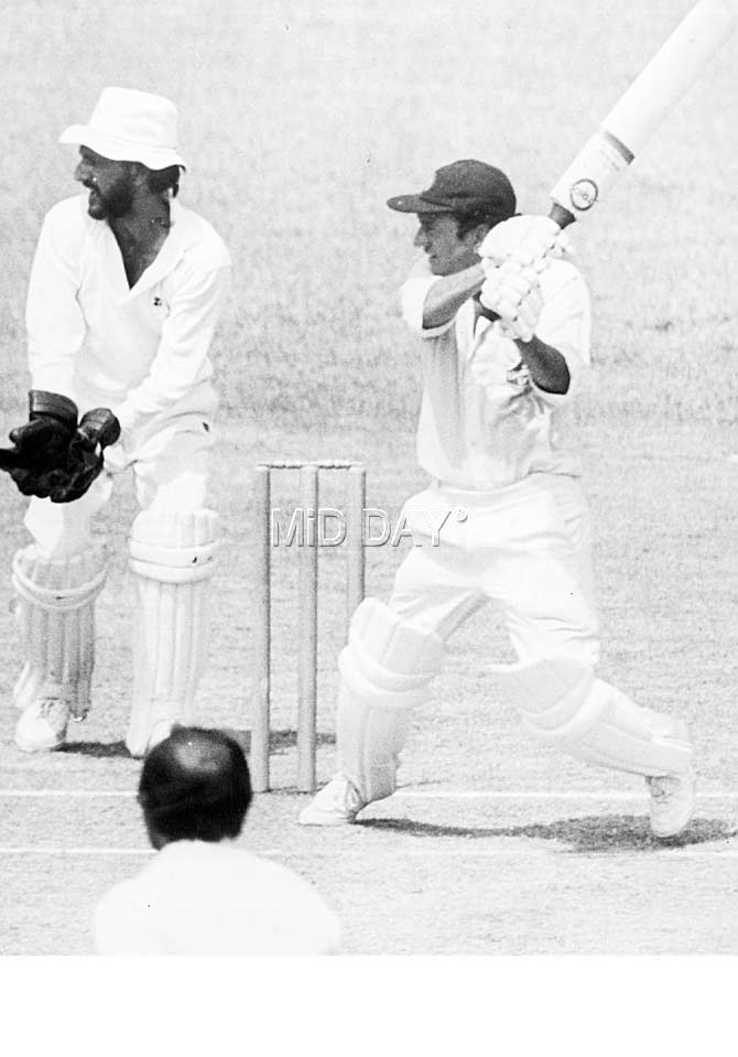 Abbas Ali Baig is the only cricketer to be kissed during a Test. This took place in 1960 during a Test against Australia at Brabourne Stadium when a young girl greeted the batsman with a peck on the cheek after he reached his fifty. (Pic/ midday archives)