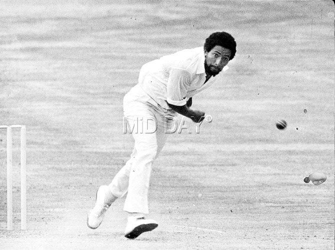 Sir Andy Roberts - 159.5 kmph: West Indies vs Australia at Perth in 1975. (Pic/ Midday archives)