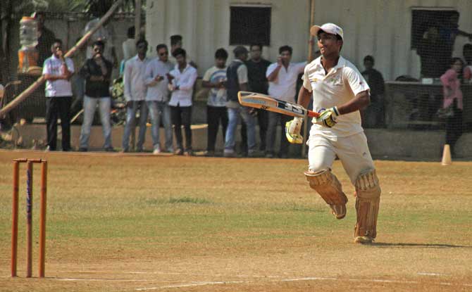 Pranav Dhanawade also went past the highest individual score of 546 in Indian school's cricket standings set by another Mumbai cricketer, Prithvi Shaw, of Rizvi Springfield, who scored against St Francis D'Assissi in the Harris Shield game in 2013