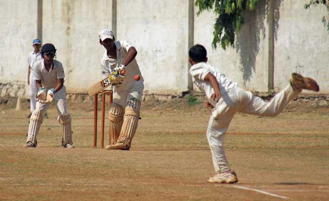 Pranav Dhanawade also performs his duties as a wicket-keeper