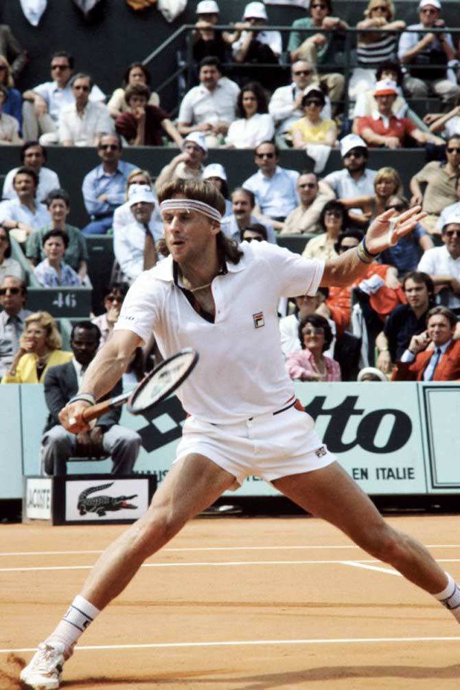 Borg is a six-time French Open and five-time Wimbledon champion. However, he has reached the US Open four times but could never win.