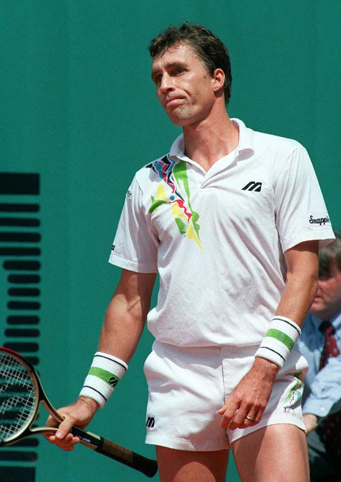 The former world no 1 Czech player is a two time Australian Open, 3 time French Open and 3 time US Open winner.  Lendl has reached the Wimbledon finals twice but never won.
