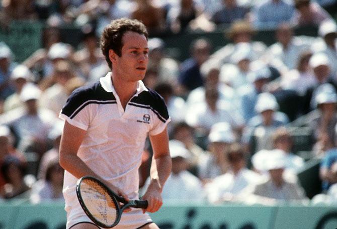 McEnroe has won Wimbledon three times and US Open four times but has never lifted the French Open and Australian Open titles.