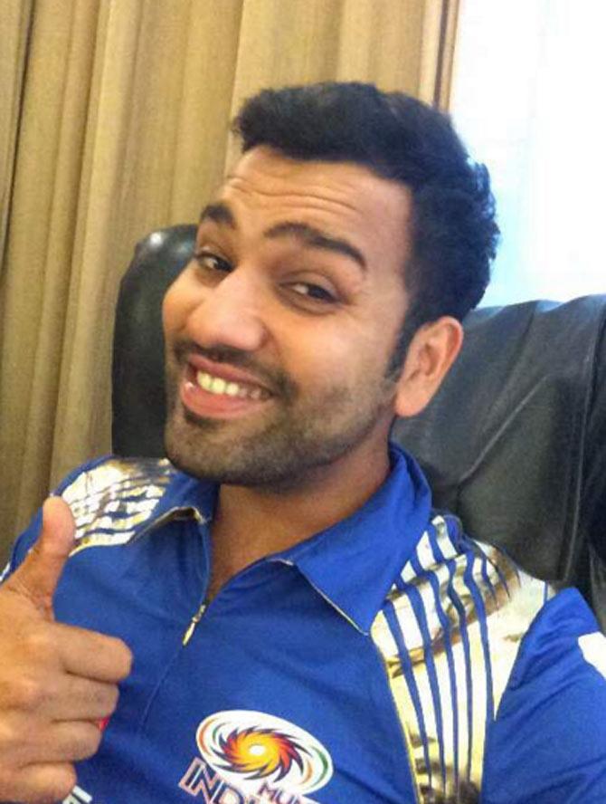 India's star opening batsman has 2.97 million followers. (Pic Courtesy/ Rohit Sharma's Twitter account)