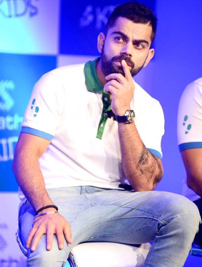What is Kohli thinking here? Can you guess?