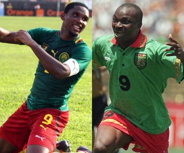 Samuel Eto o and Roger Milla: Frank Rijkaard and Rudi Voller: Roger Milla took a potshot at Cameroon footballer Samuel Eto o claiming that the latter has only performed for his clubs and not for the country. Eto o retaliated by stating that Milla has been fortunate to have a long career, but still did not win the World Cup despite being part of a great team. (Pic/ AFP)