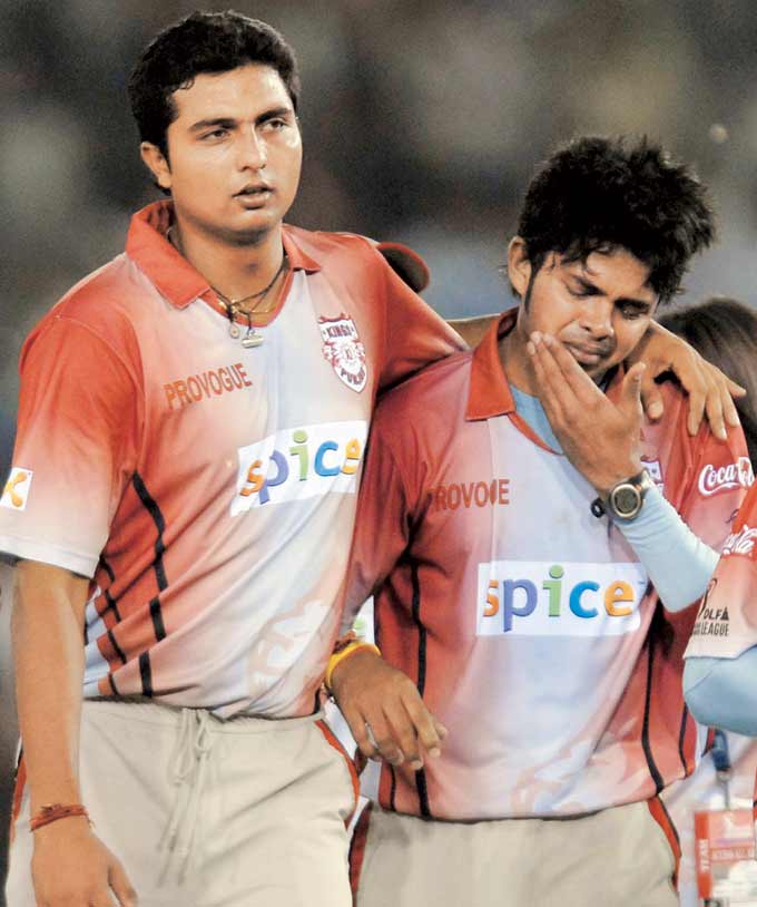 S. Sreesanth and Harbhajan Singh: Now infamously referred to as  slapgate  the Indian off-spinner allegedly slapped the erratic Sreesanth after an Indian Premier League season one match between Mumbai Indians and Kings XI Punjab at Mohali in April 2008. Sreesanth was seen sobbing like a child post the slap while Harbhajan went on to be banned for 11 IPL matches