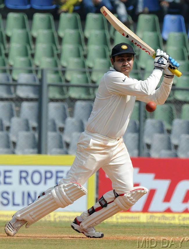 Trivia: Pravin Amre and Virender Sehwag scored centuries on their debut against South Africa (Pic/ Suresh KK.)