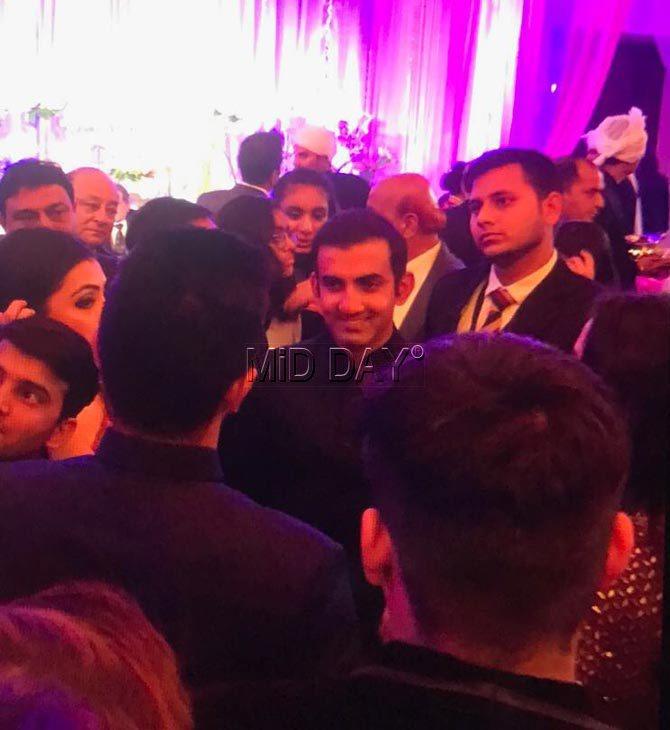Gautam Gambhir arrives for Virat Kohli and Anushka Sharma's wedding