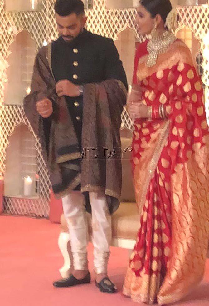 Virat Kohli and Anushka Sharma are dubbed Virushka by local media