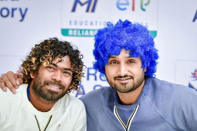 Lasith Malinga's hairdo seems to have a fan in Harbhajan Singh