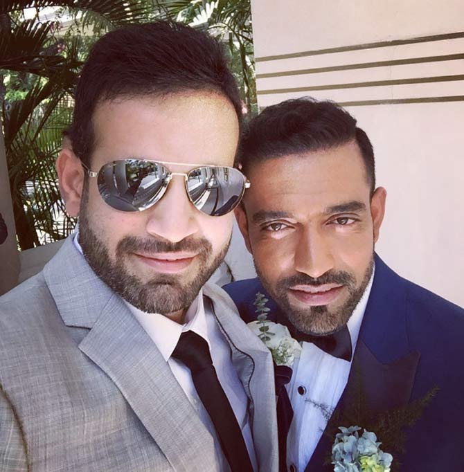 In picture: Irfan Pathan with Robin Uthappa on the latter's wedding day