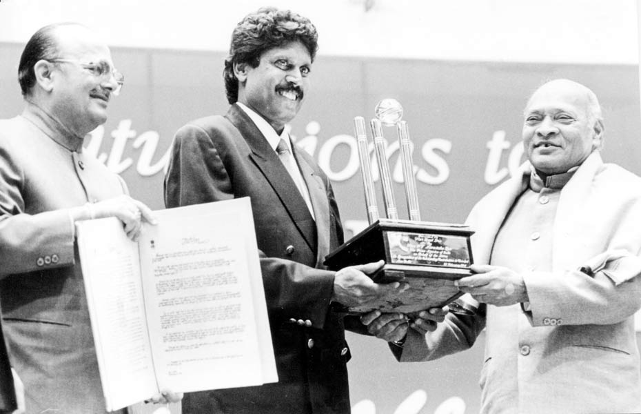Kapil Dev with former Prime Minister of India late Narsimha Rao