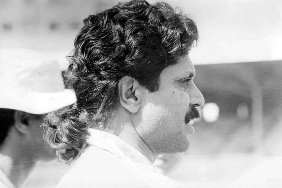 Kapil Dev spotted sporting a ponytail