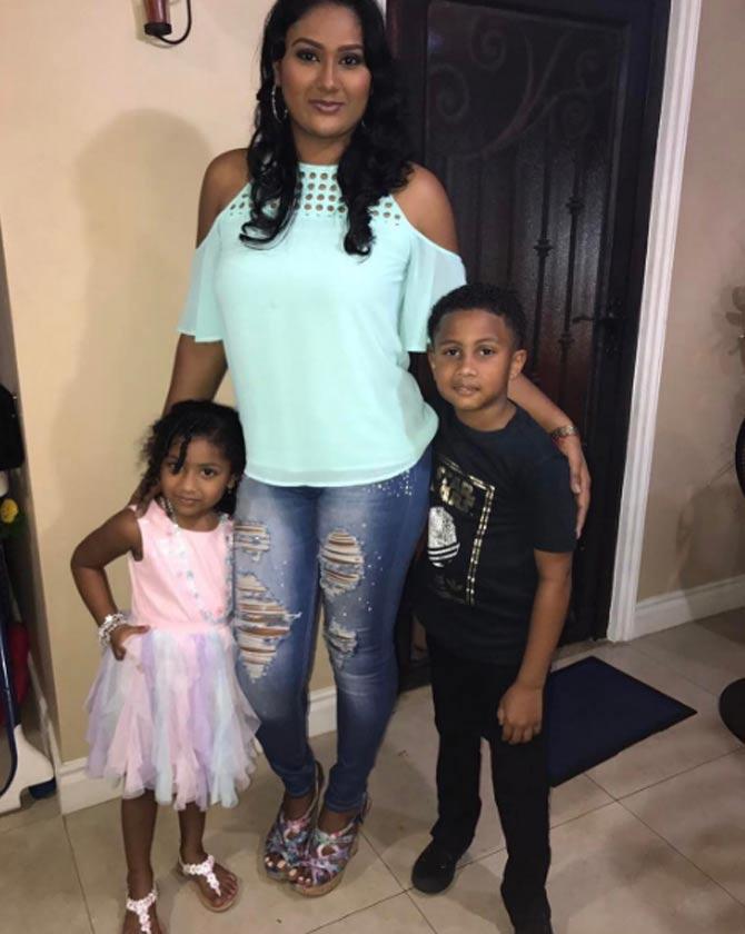 In picture: Jenna Ali with her son and daughter In picture: Jenna Ali with her son and daughter