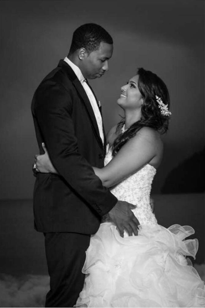 Kieron Pollard first met Jenna Ali back in 2005. In pic: Kieron Pollard with his wife Jenna Kieron Pollard first met Jenna Ali back in 2005. In pic: Kieron Pollard with his wife Jenna