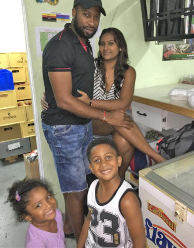In picture: When their kids photobombed Kieron and his wife Jenna In picture: When their kids photobombed Kieron and his wife Jenna