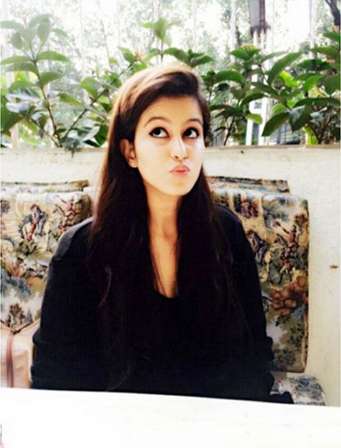 Pankhuri Sharma captioned this picture with her playfully pouting, 'I'm okay with my crazy'