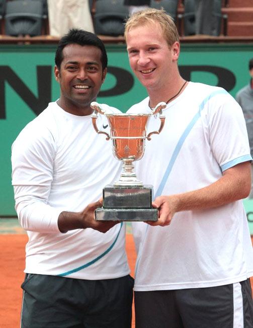 French Open 2009: Leander Paes won his third French Open men's doubles title as he and partner Lukas Dlouhy beat Wesley Moodie and Dick Norman in the final