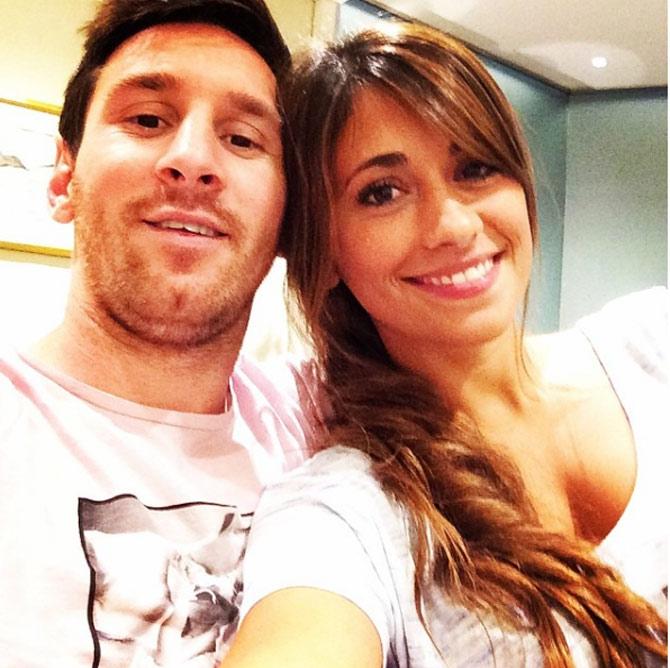 Messi and Antonella - The couple are always smiling, which shows that they have found happiness in each other
