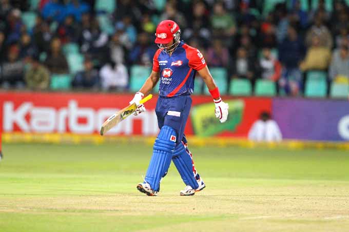 Delhi Daredevils: 80: Just a day before CSK embarrassed themselves, Delhi registered their lowest IPL total, against newcomers Sunrisers Hyderabad, at Hyderabad. Batting first, Delhli's batsmen were cleaned up for 80 courtesy an excellent all-round bowling effort from Sunrisers. Pic/ AFP