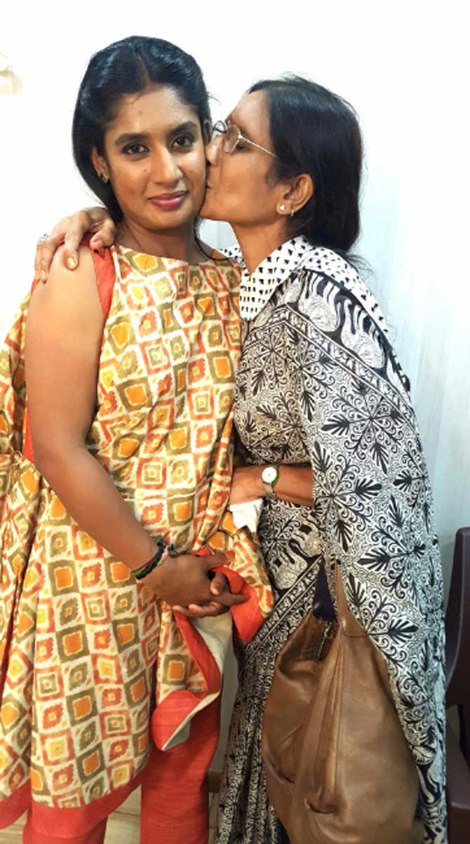 Mithali Raj shared this photo with her mother and had a loving caption with it: My #RoleModel, My #GuidingStar, A True #SuperWoman. Thank u, Mamma, for all that you've done and continue to do, I'm truly blessed to have u.