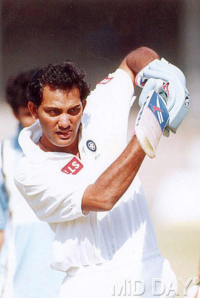 Bollywood actor Emraan Hashmi essayed the role loosely based on Mohammad Azharuddin while actress Nargis Fakhri played the role of the lead actress.  In picture: Mohammad Azharuddin practising one of his favourite shots.