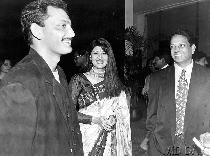 In picture: Mohammad Azharuddin with Sangeeta Bijlani and Mohinder Amarnath.