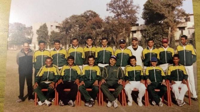 Can you spot Murali Kartik in this picture? he captioned, 'Great Old times and teammates from a well oiled &United team #indianrailways #ranjitrophy #cricketteam' Can you spot Murali Kartik in this picture? he captioned, 'Great Old times and teammates from a well oiled &United team #indianrailways #ranjitrophy #cricketteam'