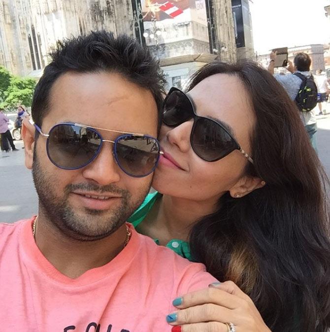 Parthiv Patel married Avnee Zveri in 2008 and have been going strong ever since.
In pic: Parthiv Patel and Avnee in Italy